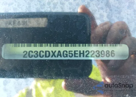 2014 Dodge Charger Police из США, поврежденный, VIN 2C3CDXAG5EH223986